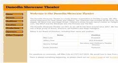 Desktop Screenshot of dunedinshowcasetheater.net