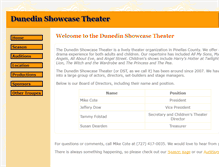 Tablet Screenshot of dunedinshowcasetheater.net